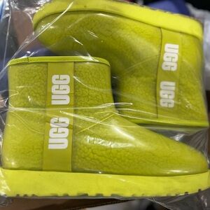 UGG Bright Yellow Ankle Boots